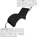 Ver imagem 5 de Recamier Divã Espreguiçadeira para Sala e Cliníca Estética Sandra Suede:preto