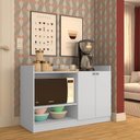 Ver imagem 2 de Balcão para Forno e Microondas 2 Portas Nova Mobile Branco