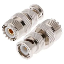 Antena Móvel Px 67Cm B-2050 + Adaptador Bnc Macho Uhf Fêmea Icom Yaesu Vertex - 2