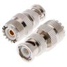 Antena Móvel Px 67Cm B-2050 + Adaptador Bnc Macho Uhf Fêmea Icom Yaesu Vertex - 2