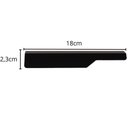 Ver imagem 3 de Conjunto 10 Puxadores para Móveis 18cm Esquerdos Preto Aço C