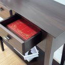 Ver imagem 3 de Aparador de Madeira Estreito Hall de Entrada Marrom Adan