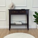 Ver imagem 1 de Aparador de Madeira Estreito Hall de Entrada Marrom Adan