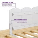 Ver imagem 7 de Kit Janela com Cerquinha para Beliche Montessoriana New Garden Casatema MadeiraOriginals Branco/Marrom