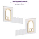 Ver imagem 4 de Kit Janela com Cerquinha para Beliche Montessoriana New Garden Casatema MadeiraOriginals Branco/Marrom