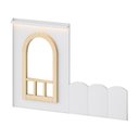 Ver imagem 2 de Kit Janela com Cerquinha para Beliche Montessoriana New Garden Casatema MadeiraOriginals Branco/Marrom