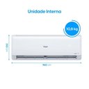 Ver imagem 3 de Ar Condicionado Split Hi-Wall Elgin Eco Inverter Iii Wi-Fi 18000 BTUS Quente e Frio 220V
