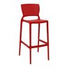 Banqueta Alta Bar Vermelha Safira Tramontina - 1