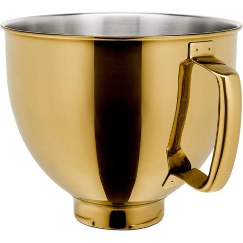 Tigela em Aço Inox Radiant Gold para Stand Mixer Kitchenaid