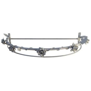 Lindo Dossel de Metal com Flores Artesanais Provençal para Quarto de Bebê