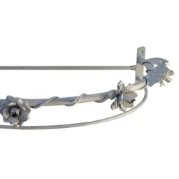 Lindo Dossel de Metal com Flores Artesanais Provençal para Quarto de Bebê - 4
