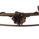 Ver imagem 4 de Porta tela de Berço Dossel de Flores em Ferro para Quarto Provençal