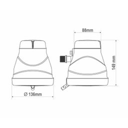 Chuveiro Fame Nova Kibanho 4T Branco 127V - 2