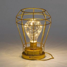 Luminária de Mesa Forma Geométrica - Dourado - 2 Luminária de Mesa Forma Geométrica - Dourado - 2