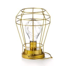 Luminária de Mesa Forma Geométrica - Dourado - 1 Luminária de Mesa Forma Geométrica - Dourado - 1