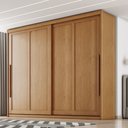 Ver imagem 2 de Guarda Roupa de Casal Atraente 2 Portas de Correr Cinamomo Zanzini