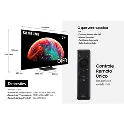 Smart TV Samsung 77” 4K OLED com Gaming Hub, QN77S90CAGXZD - 6