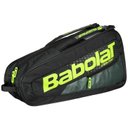 Ver imagem 1 de Raqueteira Babolat Carlitos Junior X3 Preto/verde