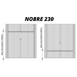 Painel e Rack Ripado com LED e Rodízio Nobre 230 Naturale Off White - Gelius - 3