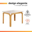 Ver imagem 6 de Mesa Sala de Jantar 1,20m Tampo em Vidro Mel