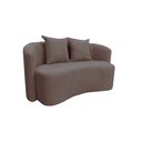 Ver imagem 5 de Sofá Decorativo Montreal 180cm Orgânico Suede Capuccino