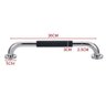 Barra de Apoio 30cm Inox Superficie Antiderrapante Idoso Cadeirante Gestante Criança Casa Banheiro B - 5
