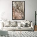 Ver imagem 3 de Quadro Decorativo Folha Seca Com Moldura e Sem Vidro 100X160