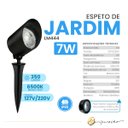Ver imagem 2 de Espeto de Jardim Led 7w Luminatti Ip65 6500k Luz Fria Externo Ip65