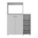 Ver imagem 4 de Armário Multiuso para Forno e Micro-Ondas com Fruteira 2531 Multimóveis