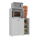 Ver imagem 3 de Armário Multiuso para Forno e Micro-Ondas com Fruteira 2531 Multimóveis