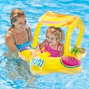 Ver imagem 4 de BOIA FRALDA PARA BEBE COM COBERTURA 81CM X 79CM INTEX 56573