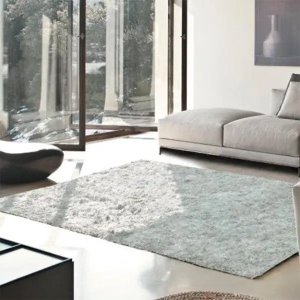 Tapete Luxo Macio 200x250cm Cinza Casa Dona