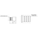Ver imagem 4 de Prolongador Blukit para Registro Cromado Deca 20 Mm Abs