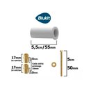 Ver imagem 3 de Prolongador Blukit para Registro Cromado Deca 20 Mm Abs