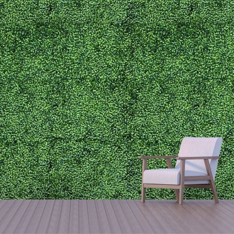 Kit 15 Painéis de Jardim Vertical Artificial para Fachadas com Proteção UV