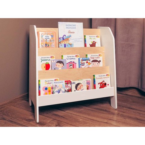 Organizador Infantil Para Livros Bóris 100% Mdf (criança) WoodCore