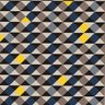Tapete Mosaico Azul e Amarelo 140x200cm Antiderrapante Casa Dona - 4