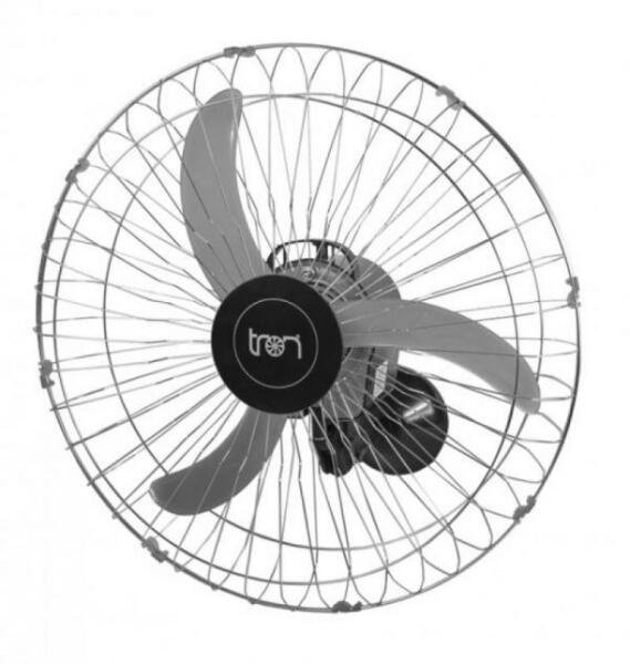 Ventilador de Parede Oscilante 60 cm Bivolt Zincado - 1