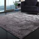 Ver imagem 4 de Tapete Social Felpudo Macio Casa Dona 150x200cm Cinza