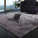 Ver imagem 1 de Tapete Social Felpudo Macio Casa Dona 150x200cm Cinza