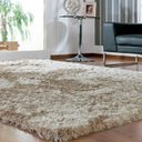 Ver imagem 4 de Tapete Apolo Peludo e Liso Casa Dona 150x200cm Bege