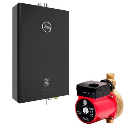 Aquecedor 20l Black Wifi Gn Bivolt + Bomba 120w 220v Rheem