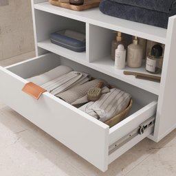 Gabinete para Banheiro Berlim:branco - 4