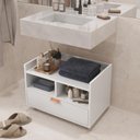 Ver imagem 3 de Gabinete para Banheiro Berlim:branco