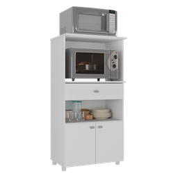 Balcão Multimóveis Multiuso Forno e Microondas Branco Ref. 4060g 2 Portas e 1 Gaveta - 2 Balcão Multimóveis Multiuso Forno e Microondas Branco Ref. 4060g 2 Portas e 1 Gaveta - 2
