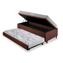 Ver imagem 4 de Bicama Box Baú Solteiro com Colchão Ecoline D23 Ecoflex Suede 88x188