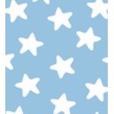 Ver imagem 2 de Papel de Parede Infantil Estrelas Brancas com Fundo Azul