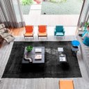 Ver imagem 1 de Tapete Apolo Felpudo Casa Dona Sofisticado e de Luxo 150x200cm Preto