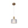 Lustre para Sala de Jantar Luminária Pendente Poti na cor French Gold Bella - 1