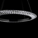 Ver imagem 7 de Lustre para Sala de Jantar Pendente Orbit nas Cores Cromado e Transparente com LED Integrado Bella